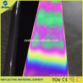 Wholesale Good Quality High Visibility Iridescent Rainbow Reflective Fabric for Clothing